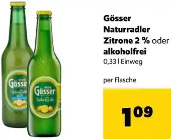 Eurogast Grissemann Naturradler Zitrone oder alkoholfrei Angebot