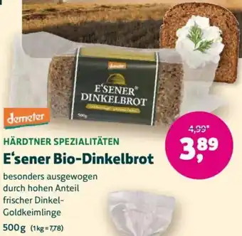 Denn's Biomarkt E'sener Bio-Dinkelbrot Angebot