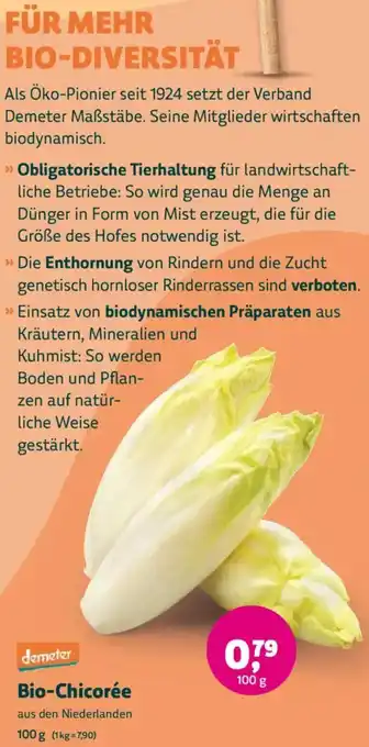 Denn's Biomarkt Bio-Chicorée Angebot