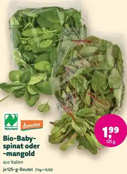 Denn's Biomarkt Bio-Baby- spinat oder -mangold Angebot