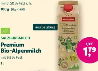 Denn's Biomarkt Premium Bio-Alpenmilch Angebot