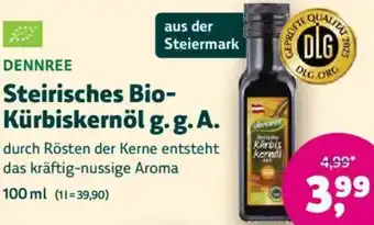 Denn's Biomarkt Steirisches Bio- Kürbiskernöl Angebot