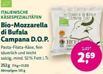 Denn's Biomarkt Bio-Mozzarella di Bufala Campana Angebot