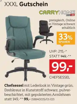 XXXLutz Chefsessel Angebot