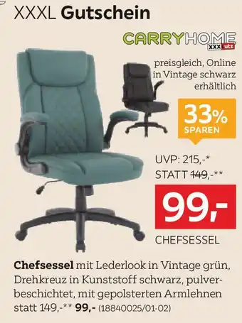 XXXLutz Chefsessel Angebot