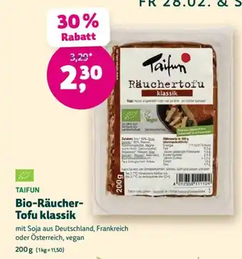 Denn's Biomarkt Bio-Räucher- Tofu klassik Angebot