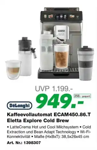 EP Kaffeevollautomat ECAM450.86.T Eletta Explore Cold Brew Angebot