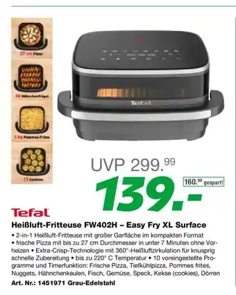 EP Heißluft-Fritteuse FW402H - Easy Fry XL Surface Angebot