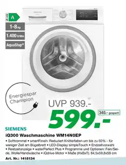 EP iQ300 Waschmaschine WM14NOEP Angebot