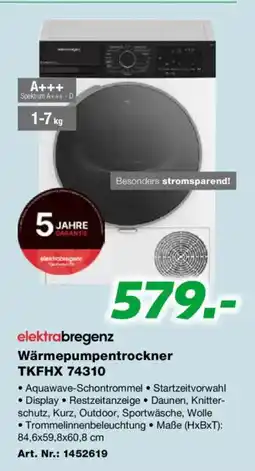 EP Wärmepumpentrockner TKFHX 74310 Angebot