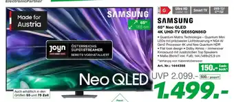 EP 65" Neo QLED 4K UHD-TV QE65QN86D Angebot