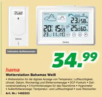 EP Wetterstation Bahamas Weiß Angebot