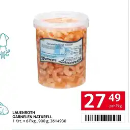 Transgourmet LAUENROTH GARNELEN NATURELL Angebot