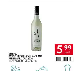 Transgourmet KRISPEL WELSCHRIESLING VULKANLAND STEIERMARK Angebot