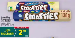 Billa Nestlé Smarties Riesenrolle Angebot