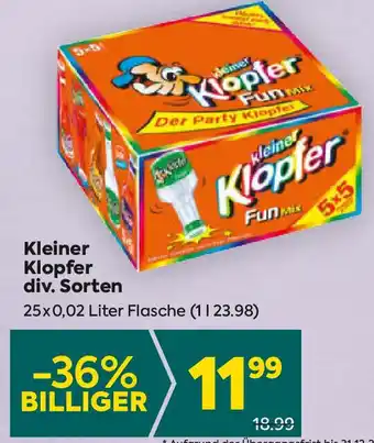 Billa Kleiner Klopfer Fun Mix Angebot