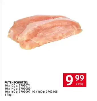 Transgourmet Putenschnitzel Angebot