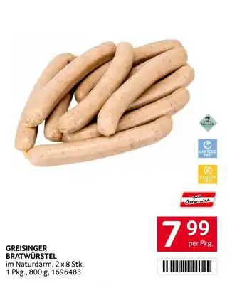 Transgourmet Greisinger bratwürstel Angebot