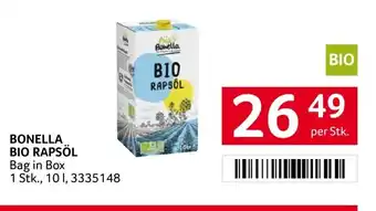 Transgourmet Bonella bio rapsöl Angebot