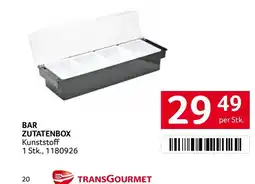 Transgourmet Bar zutatenbox Angebot