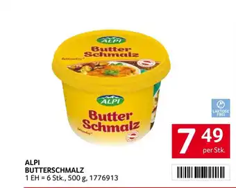 Transgourmet Alpi butterschmalz Angebot