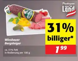 Nah&Frisch Wiesbauer Bergsteiger Angebot