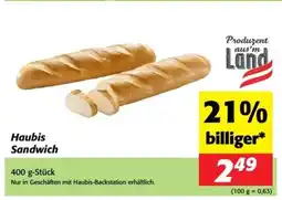 Nah&Frisch Haubis Sandwich Angebot