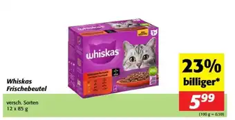 Nah&Frisch Whiskas Frischebeutel Angebot