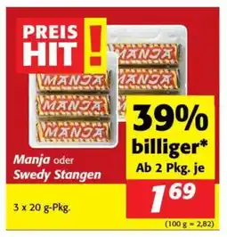 Nah&Frisch Manja oder Swedy Stangen Angebot