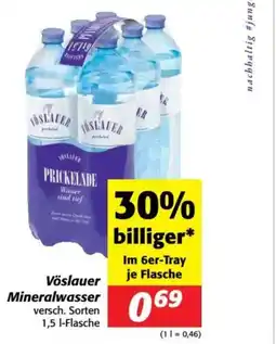 Nah&Frisch Vöslauer Mineralwasser Angebot