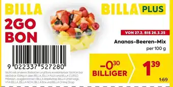 Billa Ananas-Beeren-Mix Angebot