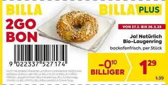 Billa Ja! Natürlich Bio-Laugenring Angebot