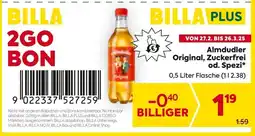 Billa Almdudler Original, Zuckerfrei od. Spezi Angebot