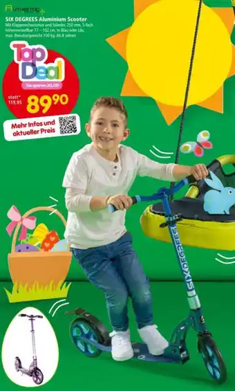 Interspar Six degrees aluminium scooter Angebot