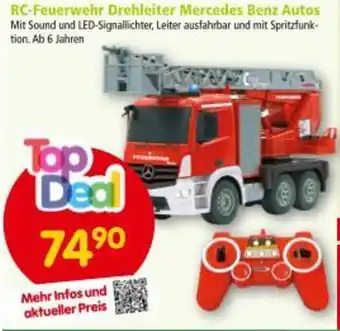 Interspar RC-Feuerwehr Drehleiter Mercedes Benz Autos Angebot