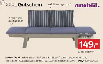 XXXLutz Gartenbank Angebot