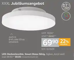 XXXLutz LED-Deckenleuchte, Smart Home Angebot