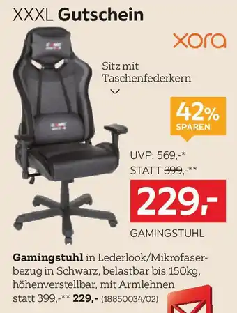 XXXLutz Gamingstuhl Angebot