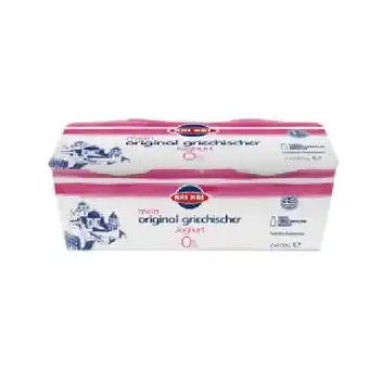 Eurospar original griechischer Joghurt 0% Fett oder griechischer Sahne Joghurt 10% Fett EUROSPAR Angebot