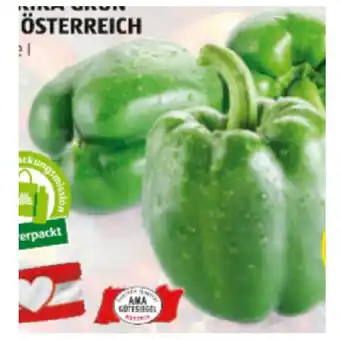 Hofer Paprika grün aus Österreich HOFER Angebot