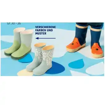 Hofer Kinder-Regenstiefel versch. Farben und Muster HOFER Angebot