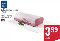 Metro Schweine Karreerose Angebot