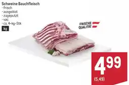 Metro Schweine Bauchfleisch Angebot