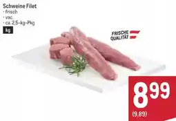 Metro Schweine Filet Angebot