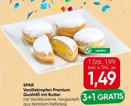 Spar SPAR Vanillekrapfen Premium Qualität mit Butter Angebot