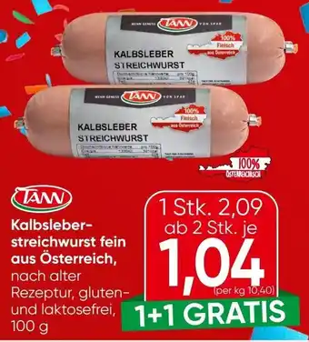 Spar Kalbsleber - streichwurst fein aus Österreich Angebot