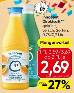 Spar Innocent Direktsaft Angebot