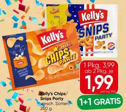 Spar Kelly's Chips / Snips Party Angebot