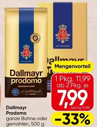 Spar Dallmayr prodomo Angebot