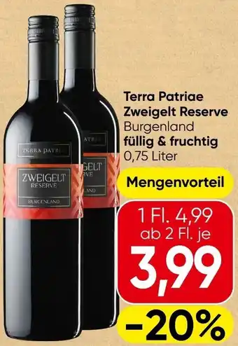 Spar Terra Patriae Zweigelt Reserve Angebot